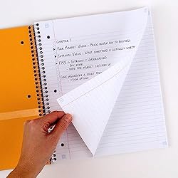 Five Star Spiral Notebook + Study App, 2
