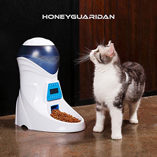 HoneyGuaridan A26 Automatic Pet Feeder Food Dispenser Removable Food