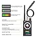 Anti Spy Detector, RF Detector & Camera Finder, Bug Detector, Upgraded RF Signal Detector, FEEKE GSM Tracking Device for Wireless Audio Bug Hidden Camera Detector (Black)...