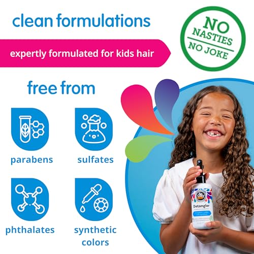 SoCozy Detangler & Leave In Conditioner - Made for kids - Paraben-Free Leave In formula & Detangling for Frizzy Hair (237ml)