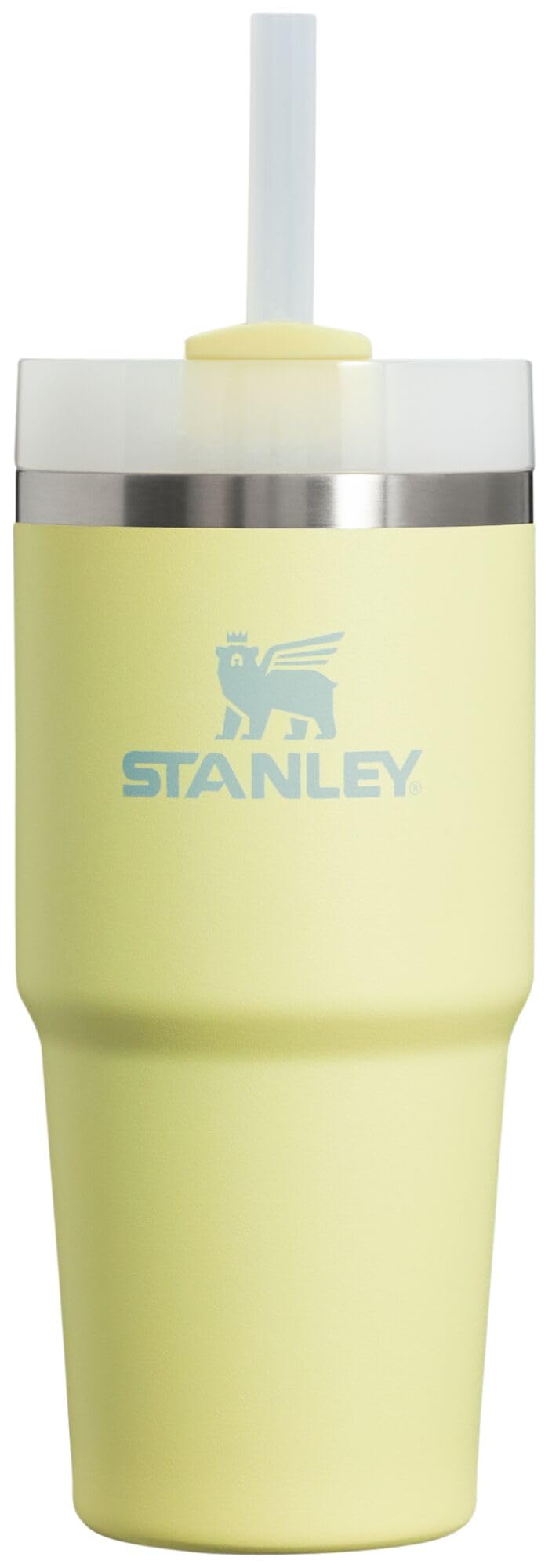 Photo 1 of Stanley Quencher H2.0 Tumbler with Straw 14 oz | Flowstate 3-Position Lid | Cup Holder Compatible for Travel | Insulated Stainless Steel Cup | BPA-Free | Pomelo