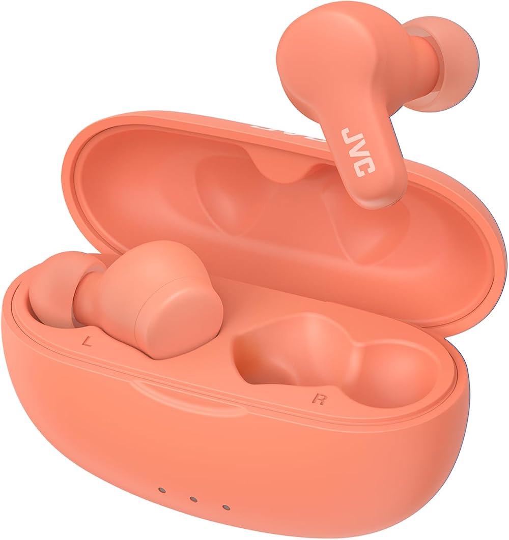 JVC HA-A7T2 Gumy Wireless Bluetooth Earbuds 24 Hour Battery Pink