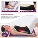 INTEY Acupressure Mat Massage Acupuncture Mat and Pillow Set Ideal for Neck, Back and Shoulder Pain Remedy and Stress Relief with Spike Points and Portable Bag (Purple)