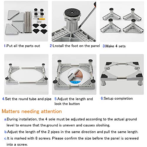 6 Multi+Functional+Adjustable+Movable+Refrigerator+Washing