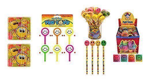 Great Value Assorted Smiley Party Bag Fillers PACK OF 48 - REFERENCE PBF010