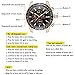 BENYAR Mens Watch Quartz Wrist Watches for Men Fashion Waterproof Casual Business Sports Silicone Chronograph Men Watch