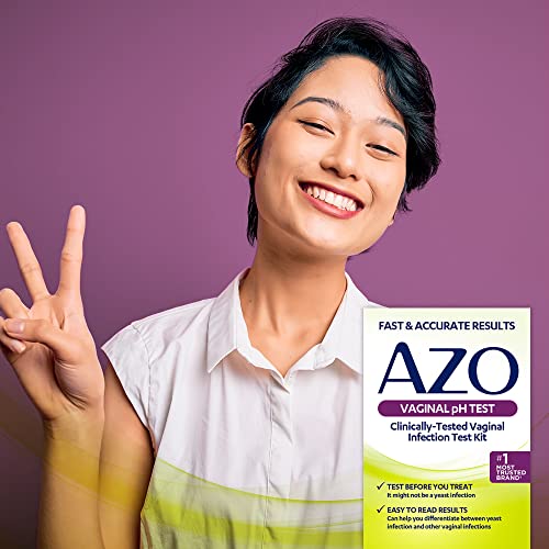 AZO VAGINAL PH TEST KIT, CLINICALLY-TESTED VAGINAL INFECTION TEST KIT, FSA/HSA ELIGIBLE, FAST & ACCURATE RESULTS, FROM THE #1 MOST TRUSTED URINARY HEALTH BRAND, 2 SELF-TESTS
