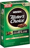 Nescafe Taster's Choice Decaf House Blend Instant Coffee, 6 Count Single Serve Sticks (Pack of 12)