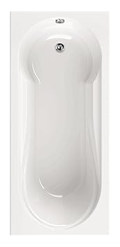 AquaSu 80166 9 Acryl faCila, 170 x 75 cm, Weiß, Wanne, Badewanne, Bad, Badezimmer