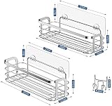 Avoalre Shower Shelf 2 Pack No-Drill Stainless Steel SUS304 Rustproof view 6