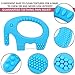Teething Toys for Babies Age 0 to 6 Months - Baby Elefun 5X Pain Relief Smart Teether - Zero Developmental Delay Silicone Baby Teething Toy Ring - Cute Infant Shower Gift Chew Toys for Babies