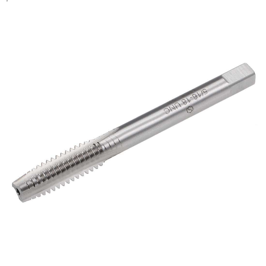 sourcing map Machine Tap, 5/16-18 UNC 2B Class High Speed Steel Screw Thread Threading Milling Taps Tapping Tool
