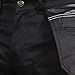 Newfacelook Mens Cargo Trousers Working Pants Cordura Knee Pockets Black W38-L32