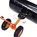 Ohuhu Adjustable Wheeled Snow Shovel Pusher, Rolling Snow Plow Shovels Snow Removal Tool