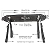Pellor-Stand-Up-Offshore-Fishing-Gimbal-Padded-Fighting-Belt-Waist-Rod-Holder-Shoulder-Back-Harness-Black-Black-Small-Waistline-30-46inch