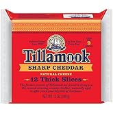 Tillamook Sharp Cheddar Thick Slices, 12 Ounce