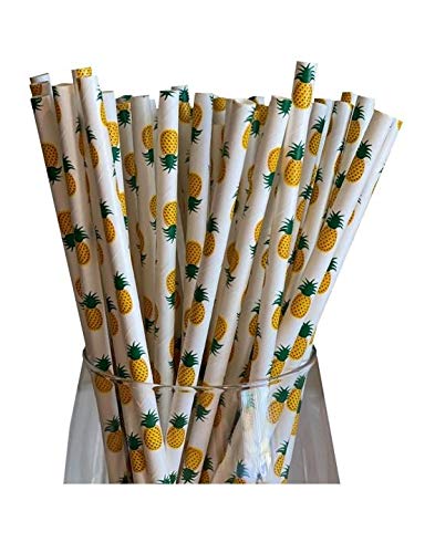 Premium Papier-Trinkhalme für Urlaub, Jahrestag, Geburtstag, Abschluss, Hochzeit, Braut- und Baby-Partys. 100…