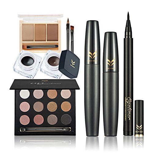 Buy Oshide Eye Makeup Kit Set12 Color Eyeshadow Palette+Maa+Liquid