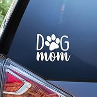 Blue Giraffe Inc Dog Mom Car Decal - 4