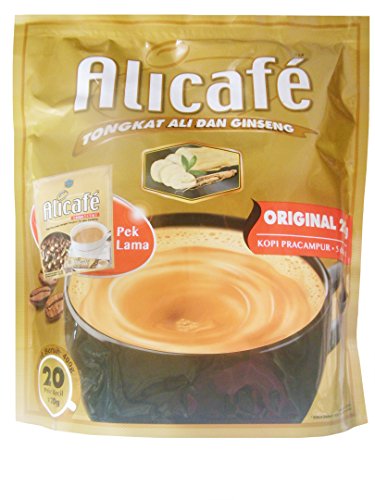 Power Root Alicafe 5 in 1 Instant Premix Coffee Drink With Tongkat Ali & Ginseng, 400 g (20 g Ã— 20 Sachets)