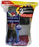 Fruit of the Loom Men's 6 Pack (4+2 Free) Classics Boxer Brief (Small, Assortment)