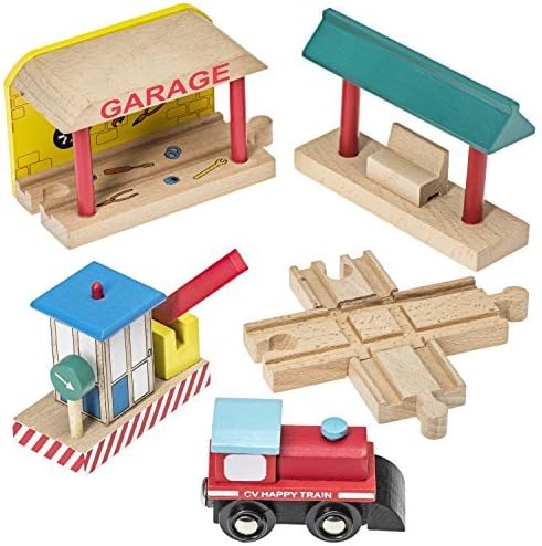 Wooden Train Accessories (5 Pc)