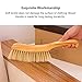 HaloVa Counter Duster, Soft Bristles Debris Dust Hair Cleaning Brush with Wood Handle for Bed Sheets Clothes Sofa Carpet