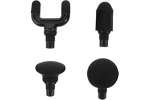 HONITANO 4Pcs Massager Gun Heads Attachment: 12-13mm Replaceable Massager Heads for Muscle Relax, Deep Tissue Percussion Mass