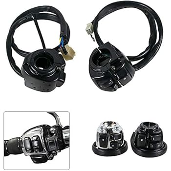 Amazon.com: Motorcycle Horn Turn Signal headlamp Housing Switch 1