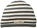 L'ovedbaby baby girls Organic Cotton infant and toddler hats, Gray Stripe, 0-3 Months US