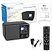 Ocean Digital WiFi Internet Radios WR-330D Digital Radio with FM Receiver, Subwoofer Speaker, 250 Preset Stations, Support UPnP & DLNA,Remote Control Alarm Clock Radio