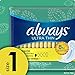 ALWAYS Ultra Thin Size 1 Regular Pads With Wings Unscented, 36 Count