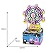 Rolife 3D Wooden Puzzle Hand Crank Music Box Toys Machinarium-DIY Wood Craft Kit-Creative Gift for Boys and Girls When Christmas/Birthday/Valentine's Day (Ferris Wheel)