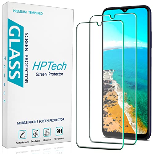 HPTech 2 x Displayschutzfolie für Samsung Galaxy A03s / A03 aus gehärtetem Glas