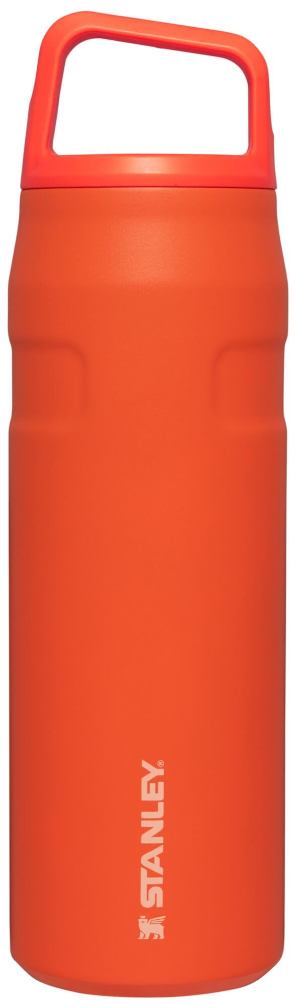 Photo 1 of ***SEE CLERK NOTES*** STANLEY IceFlow Cap and Carry Water Bottle 24 oz | Wide Mouth Twist Lid | Lightweight and Leakproof for Travel and Sports | Insulated Stainless Steel | BPA-Free | Tigerlily