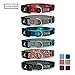 Buju Citizen K9 Dog Collar - Adjustable Large Medium Small xs Stays for Dogs & Cats - Red Navy Blue Plaid Large - Strong Durable - Polyester Training Collars with Matching Leash Available