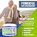 Pain Relief Hemp Cream 10,000mg | 4oz - Hemp Extract Cream for Inflammation & Sore Muscles - Natural Joint, Arthritis & Back Pain Support - Made in USA - Arnica, MSM, Turmeric - Best for Skin Health