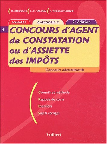 Concours d'agent de constatation ou d'assiette des impôts