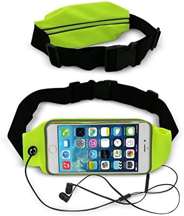 Maxcury Waist Belt Bag Case Running Belt Phone case Series Protective Cases and Sport Exercise Gym belt Waist Packs Bag and Fitness Expandable Weather Resistant  (Green)