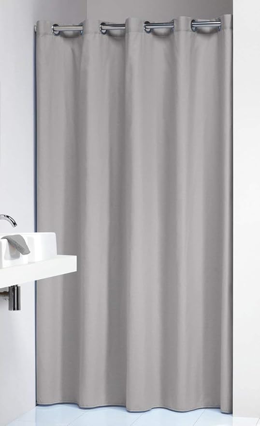 Amazon Com Sealskin Extra Long Hookless Shower Curtain 72 X 78