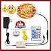 REMZES Starry String Lights: 33 Foot Copper Wire Strand with 100 LED Lights, Remote, AC Adapter, plus LED Tea Candle and LED Balloon Light.100%.