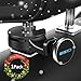 MEIDI Car Headrest Mount, Universal Car Backseat Hook for Bags Purses, Magnetic Headrest Holder for Smart Phones Tablets (Silver)