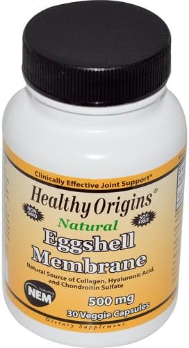 New - Healthy Origins Eggshell Membrane - 500 mg - 30 Vegetarian Capsules