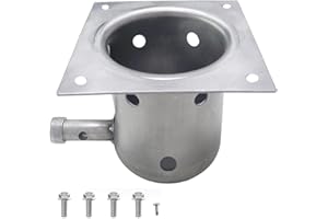 FCCUM Fire Burn Pot Replacement Parts for Traeger Pellet Grill,Compatible with Traeger Grill and Most Pit Boss Grills