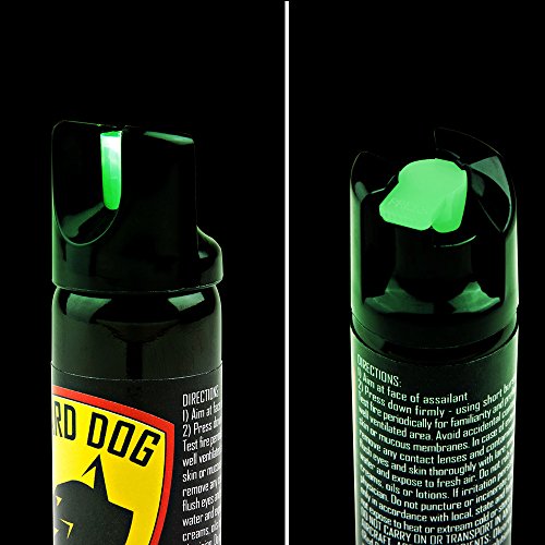Guard Dog Security Glow in The Dark 2 oz Pepper Spray with UV dye