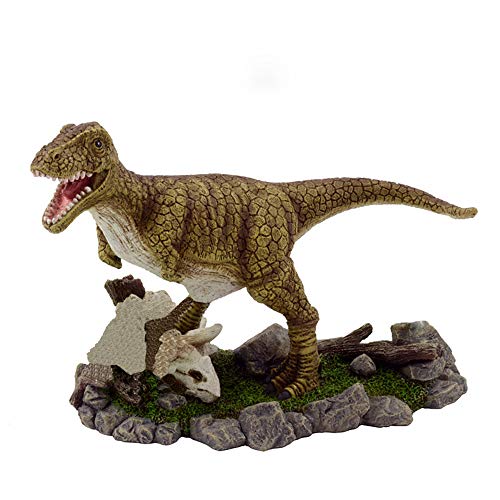 Norgail Aquarium Decorations Tyrannosaurus Aquarium Decor Fish Tank Resin Dinosaur Ornament