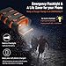 Waterproof Charger Portable Charger, Jackery Armor Power Bank 9000mAh External Battery [Water/Shock/Dust Proof] with Emergency LED Flashlight for Camping, Hiking and Other Outdoor Activities