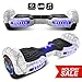 CHO Spider Wheels Series Hoverboard UL2272 Certified Hover Board with 6.5 inch Wheels Electric Scooter Smart Self Balancing Wheels (White)