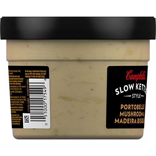 Campbell's Slow Kettle Style Soup, Portobello Mushroom & Madeira Bisque, 15.3 Ounce