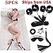 Sex Straps for Under Bed Restraints Bondageromance Sex Play BDSM SM Bondage Restraining Fetish Fur Game Tie up Handcuffs Mattress Harness Things Blindfold Whips Toys Adults Kit Couples Women Men